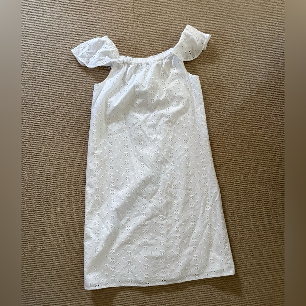 JCrew White Eyelet Dress xxs